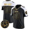 Steelers DMR Patch Gold Vapor Limited Custom Jersey – All Stitched – Alternate Jersey