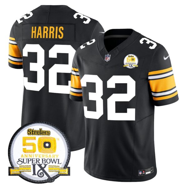 Pittsburgh Steelers Throwback 2024 Vapor Limited Jersey – All Stitched – 1975 Throwback – Franco Harris Jersey