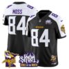 Minnesota Vikings Kings Of The North Patch Vapor Limited Jersey V3 – All Stitched – Black Alternate – Randy Moss Jersey