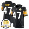 Pittsburgh Steelers Throwback 2024 Vapor Limited Jersey – All Stitched – 1975 Throwback – Donald Trump Jersey
