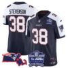 Patriots Bill Belichick 6x Champions Patch Vapor Jersey – All Stitched – Alternate – Rhamondre Stevenson Jersey