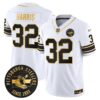 Pittsburgh Steelers Throwback 1933 Patch Gold Vapor Limited Jersey – All Stitched – White Gold – Franco Harris Jersey