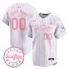 Chiefs Taylor Swift Bubblegum Pink Vapor Premier Limited Custom Jersey – All Stitched – Pinstripe Jersey