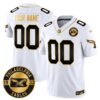 Philadelphia Eagles 2024 Throwback Gold Vapor Limited Custom Jersey – Est. 1933 Patch – All Stitched – White Gold Jersey
