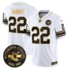Pittsburgh Steelers Throwback 1933 Patch Gold Vapor Limited Jersey – All Stitched – White Gold – Najee Harris Jersey