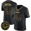 Steelers DMR Patch Gold Vapor Limited Jersey – All Stitched – Black Gold – Jerome Bettis Jersey