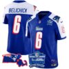 Patriots Bill Belichick 6x Champions Patch Vapor Jersey – All Stitched – 1996 Alternate – Bill Belichick Jersey