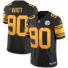 Steelers Vapor Limited Jersey – All Stitched – Color Rush – T. J. Watt Jersey