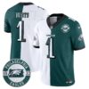Eagles 2024 Vapor Limited Jersey – Est. 1933 Patch – All Stitched – Split – Jalen Hurts Jersey