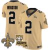 Saints Vapor Limited Jersey – New Orleans Patch – All Stitched – Gold – Jameis Winston Jersey