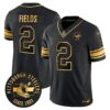 Pittsburgh Steelers Throwback 1933 Patch Gold Vapor Limited Jersey – All Stitched – Black Gold – Justin Fields Jersey