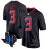 Houston Texans 2024 Texas Patch Game Jersey – All Stitched – Navy Limited – Tank Dell Jersey