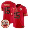 Chiefs 2024 Lamar Hunt Patch Vapor Limited Jersey – All Stitched – Black Red – Patrick Mahomes Jersey