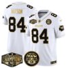 Chiefs 2024 AFC West Division Champions Patch Gold Vapor Limited Jersey – All Stitched – White Gold – Justin Watson Jersey