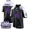 Minnesota Vikings 2024 Winter Warrior Skol Patch Game Jersey – All Stitched – Black Alternate – Sam Darnold Jersey