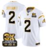 Denver Broncos 3-Time Champions Patch Gold Vapor Limited Jersey – All Stitched – White Gold – Patrick Surtain II Jersey