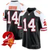 Mens Tampa Bay Tampa Bay Buccaneers Throwback Game Jersey Chris Godwin Jersey Black Alternate