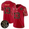 Mens San Francisco 49Ers Pattern Style Vapor Limited Jersey Brock Purdy Jersey Scarlet Limited