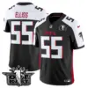 Mens Outkast X Atlanta Falcons 2024 Vapor Limited Jersey V2 Kaden Elliss Jersey Black Alternate
