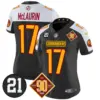 Womens Washington Commanders 90Th Sean Taylor Patch Vapor Limited Jersey Terry Mclaurin Jersey Black Alternate