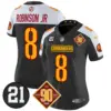Womens Washington Commanders 90Th Sean Taylor Patch Vapor Limited Jersey Robinson Jr Jersey Black Alternate