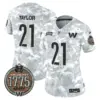 Womens Washington Commanders 2024 Salute To Service Establishment Year Patch Vapor Limited Jersey Sean Taylor Jersey Army
