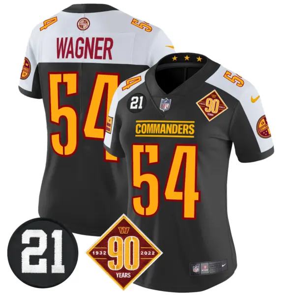 Womens Washington Commanders 90Th Sean Taylor Patch Vapor Limited Jersey Bobby Wagner Jersey Black Alternate