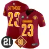 Womens Washington Commanders 90Th Sean Taylor Patch Vapor Limited Jersey Marshon Lattimore Jersey Burgundy
