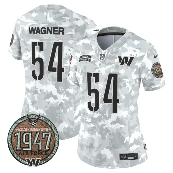 Womens Washington Commanders 2024 Salute To Service Establishment Year Patch Vapor Limited Jersey Bobby Wagner Jersey Air Force