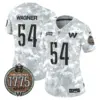 Womens Washington Commanders 2024 Salute To Service Establishment Year Patch Vapor Limited Jersey Bobby Wagner Jersey Army