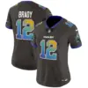 Womens Tampa Bay Buccaneers Tampa City Vapor Limited Jersey Tom Brady Jersey Pewter