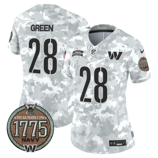Womens Washington Commanders 2024 Salute To Service Establishment Year Patch Vapor Limited Jersey Darrell Green Jersey Navy