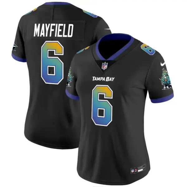 Womens Tampa Bay Buccaneers Tampa City Vapor Limited Jersey Baker Mayfield Jersey Black