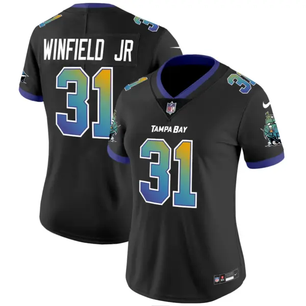 Womens Tampa Bay Buccaneers Tampa City Vapor Limited Jersey Antoine Winfields Jr Jersey Black