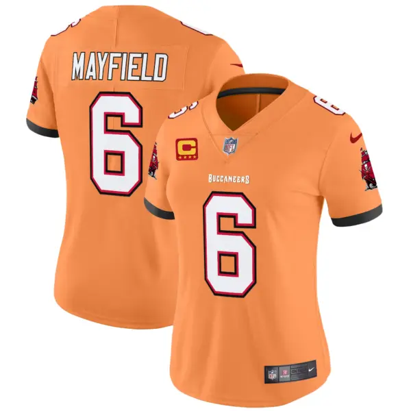 Womens Tampa Bay Buccaneers Throwback Vapor Limited Jersey V3 Baker Mayfield Jersey Creamsicle