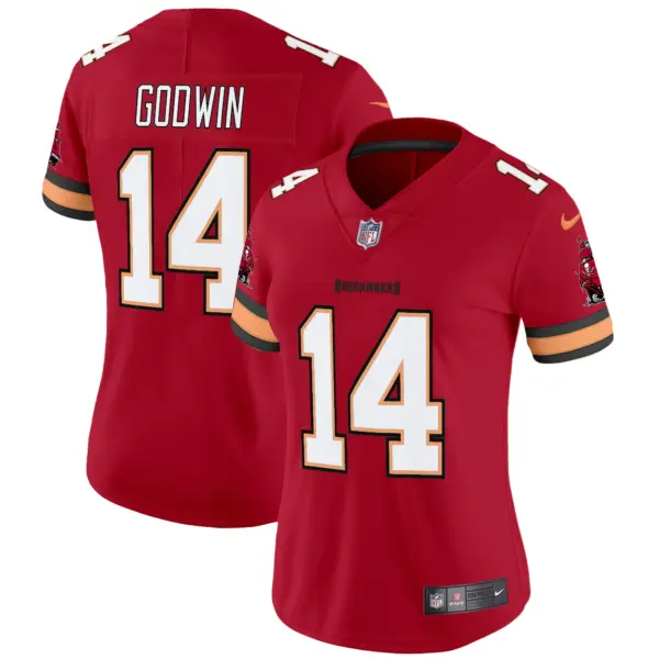 Womens Tampa Bay Buccaneers Throwback Vapor Limited Jersey V3 Chris Godwin Jersey Red