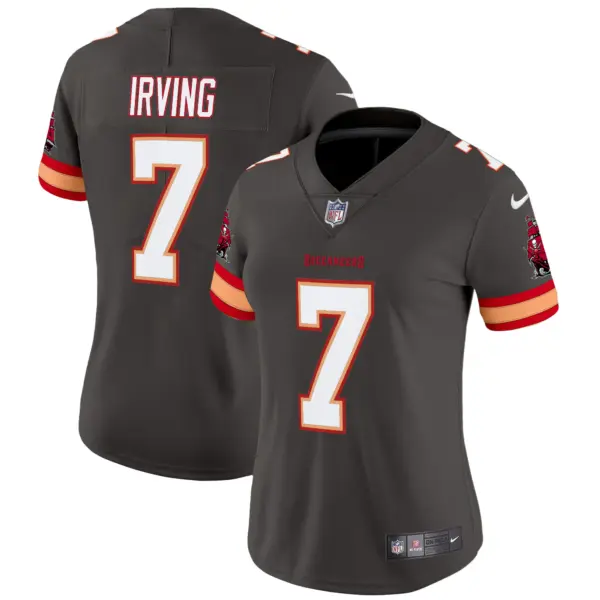 Womens Tampa Bay Buccaneers Throwback Vapor Limited Jersey V3 Bucky Irving Jersey Pewter
