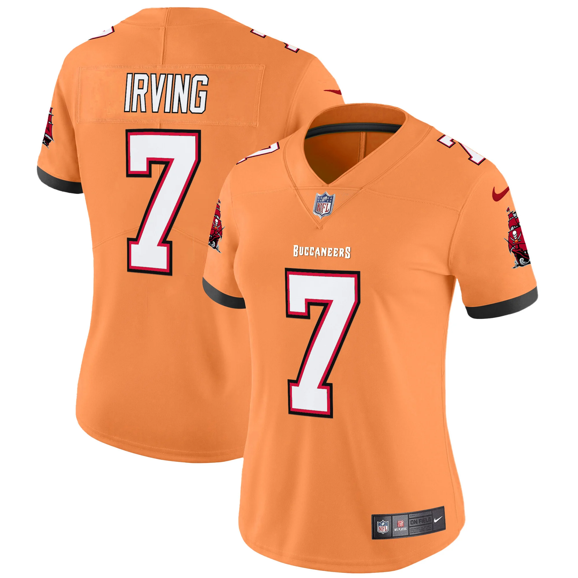 Womens Tampa Bay Buccaneers Throwback Vapor Limited Jersey V3 Bucky Irving Jersey Creamsicle
