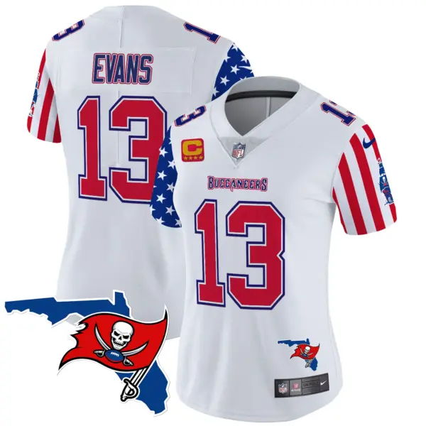 Womens Tampa Bay Buccaneers American Style Vapor Limited Jersey Mike Evans Jersey White