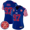 Womens San Francisco 49Ers American Style Vapor Limited Jersey Nick Bosa Jersey Royal