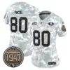 Womens San Francisco 49Ers 2024 Salute To Service Establishment Year Patch Vapor Limited Jersey Jerry Rice Jersey Air Force
