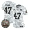 Womens San Francisco 49Ers 2024 Salute To Service Establishment Year Patch Vapor Limited Jersey Donald Trump Jersey Marines