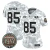 Womens San Francisco 49Ers 2024 Salute To Service Establishment Year Patch Vapor Limited Jersey George Kittle Jersey Air Force