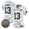Womens San Francisco 49Ers 2024 Salute To Service Establishment Year Patch Vapor Limited Jersey Brock Purdy Jersey Marines