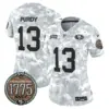 Womens San Francisco 49Ers 2024 Salute To Service Establishment Year Patch Vapor Limited Jersey Brock Purdy Jersey Navy