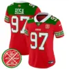 Womens San Francisco 49Ers 2024 Christmas Vapor Limited Jersey Nick Bosa Jersey Red