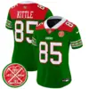 Womens San Francisco 49Ers 2024 Christmas Vapor Limited Jersey George Kittle Jersey Green