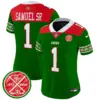 Womens San Francisco 49Ers 2024 Christmas Vapor Limited Jersey Deebo Samuel Jersey Green