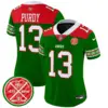 Womens San Francisco 49Ers 2024 Christmas Vapor Limited Jersey Brock Purdy Jersey Green