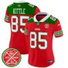 Womens San Francisco 49Ers 2024 Christmas Vapor Limited Jersey George Kittle Jersey Red